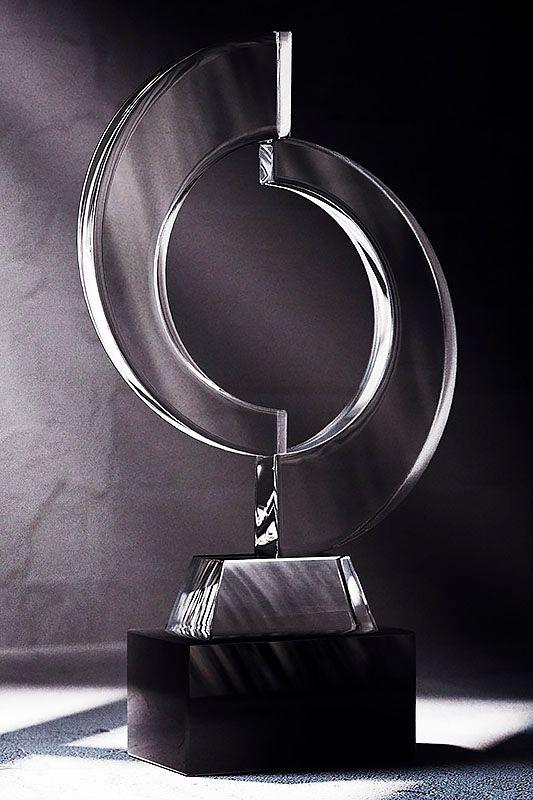 Statuett i krystall -  GLA0319