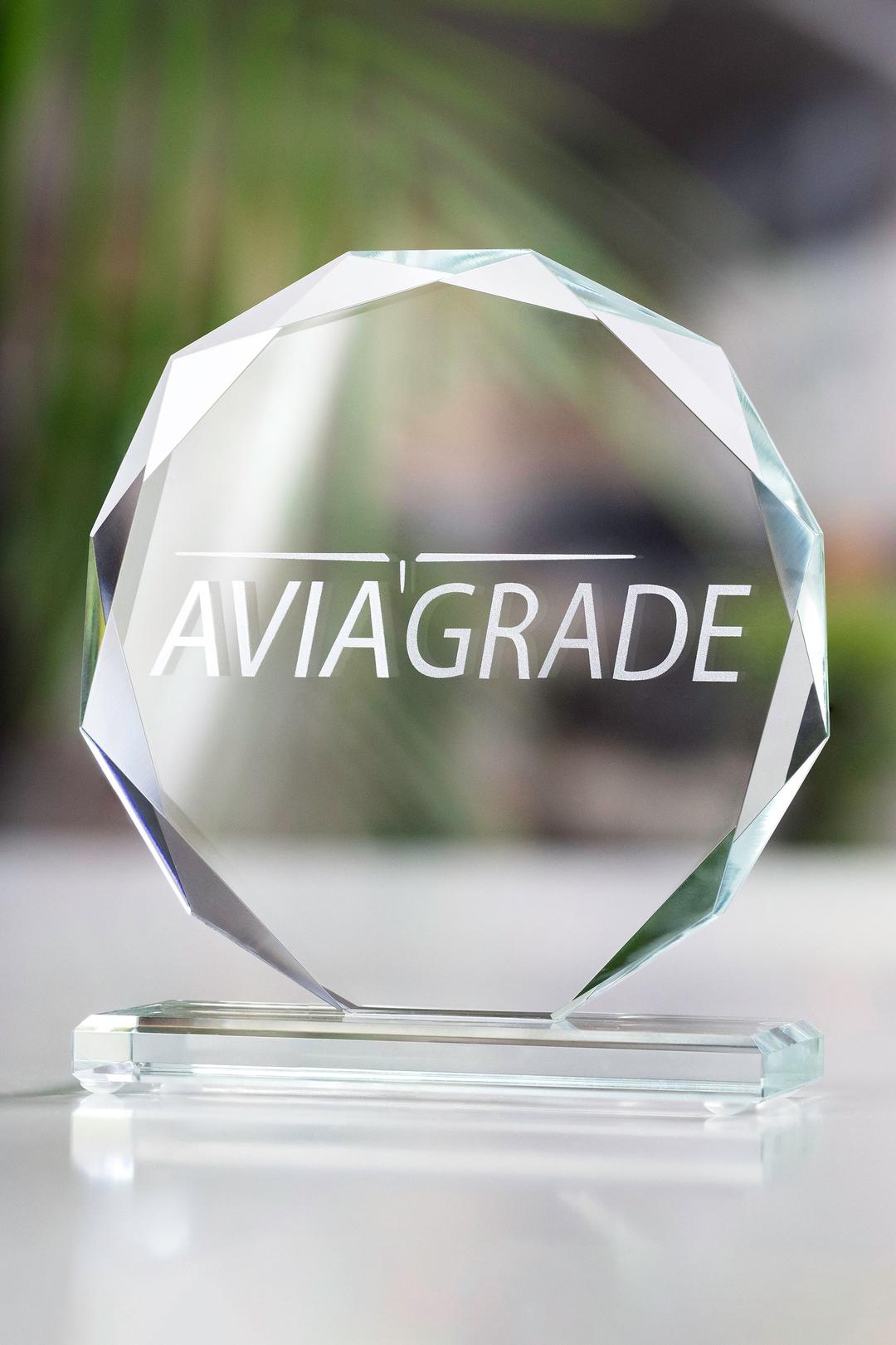 Statuett i glass -  GLA0001