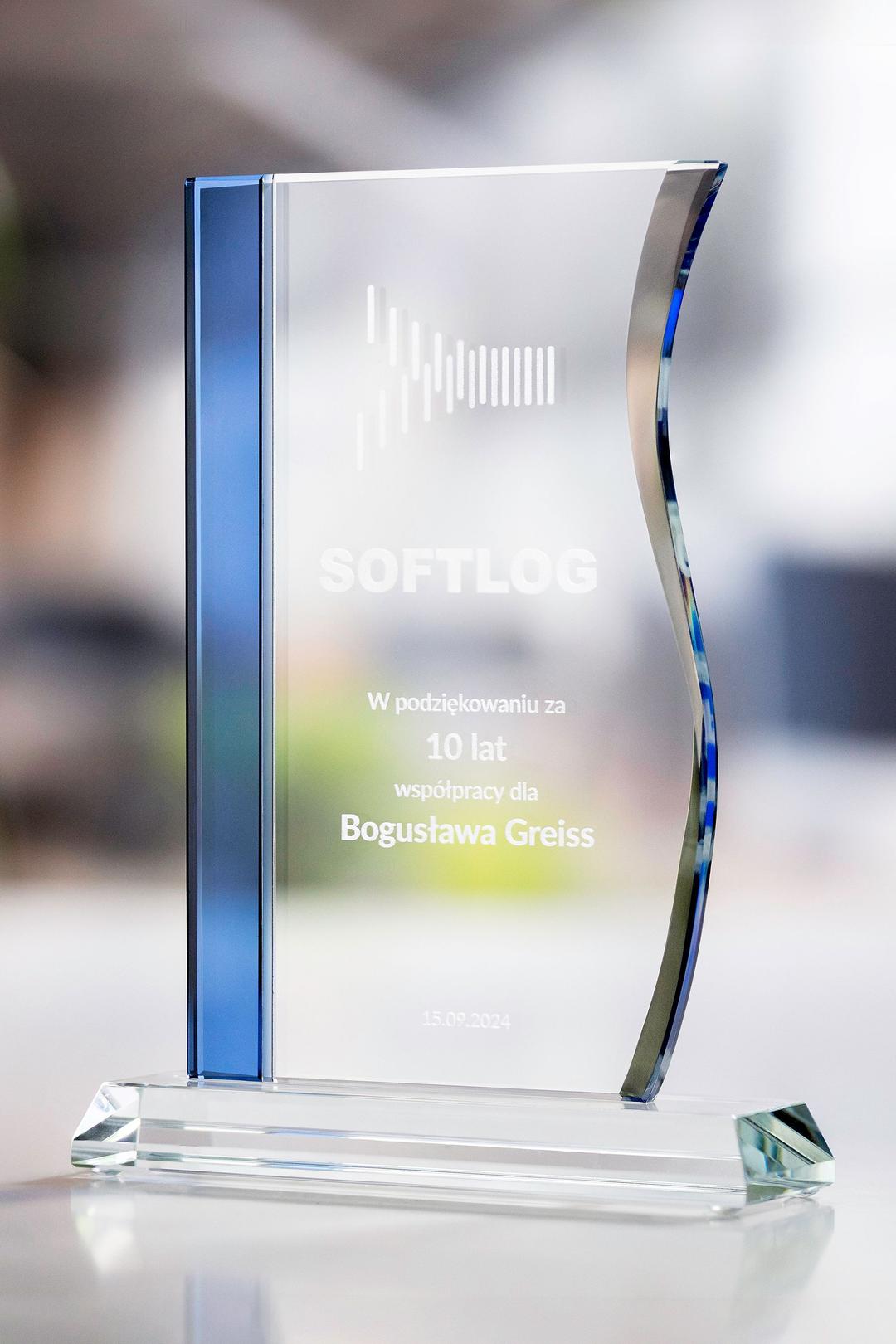 Statuett i glass -  GLA0921