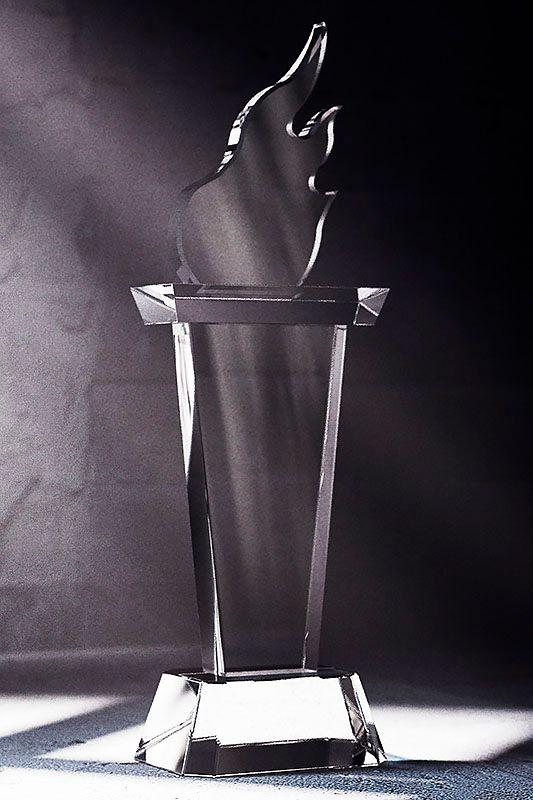 Statuett i krystall -  GLA0359