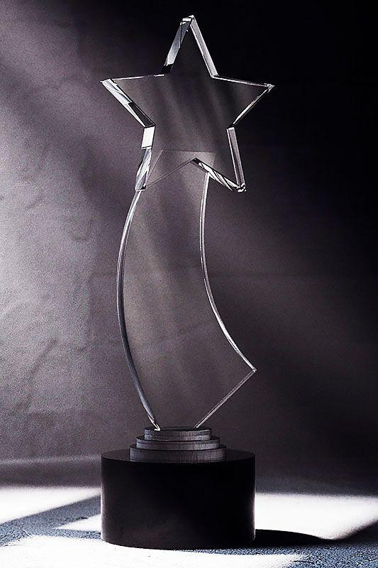 Statuett i krystall -  GLA0363