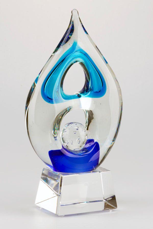 Statuett i glass -  GLA0089
