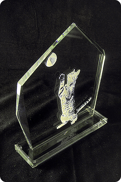 Statuett i glass -  GLA0010