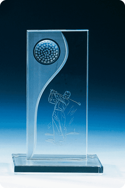 Statuett i krystall -  GLA0208
