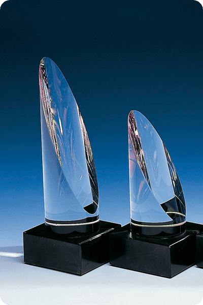 Statuett i krystall -  GLA0209