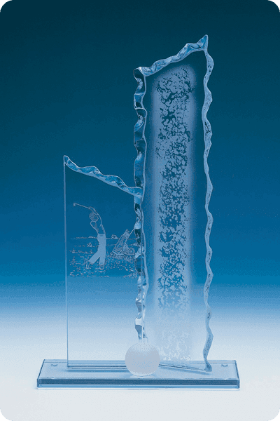 Statuett i glass -  GLA0211