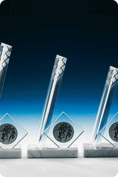 Statuett i glass -  GLA0213