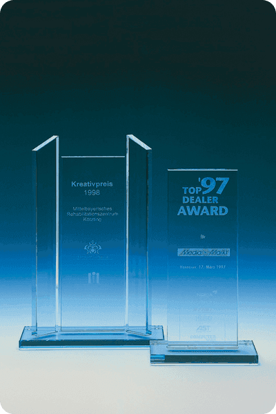 Statuett i glass -  GLA0215