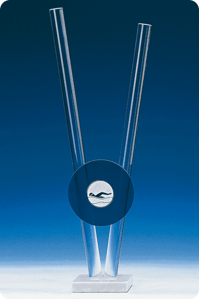 Statuett i glass -  GLA0221