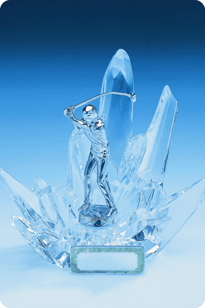 Statuett i glass -  GLA0227