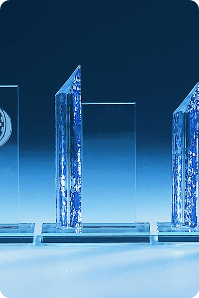 Statuett i glass -  GLA0230