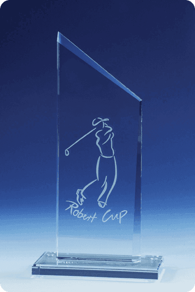 Statuett i glass -  GLA0241
