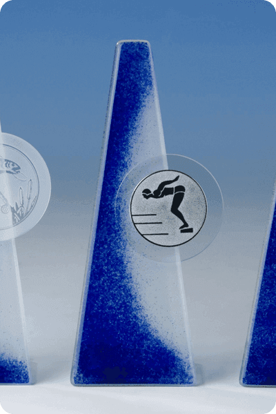 Statuett i glass -  GLA0248