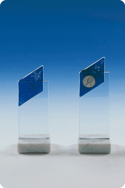 Statuett i glass -  GLA0252