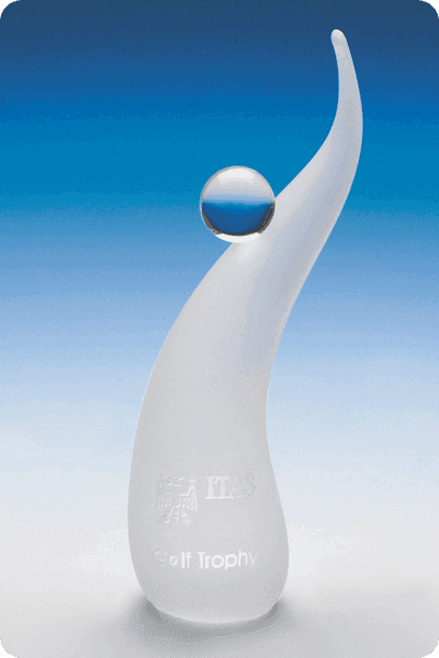 Statuett i krystall -  GLA0259