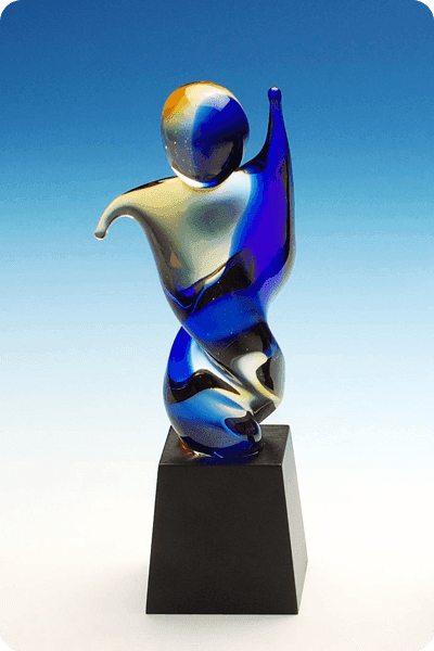 Statuett i glass -  GLA0260