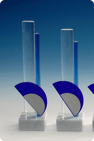 Statuett i glass -  GLA0264