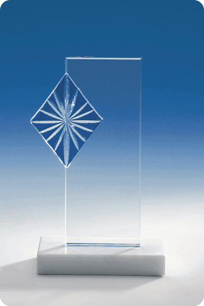 Statuett i glass -  GLA0267