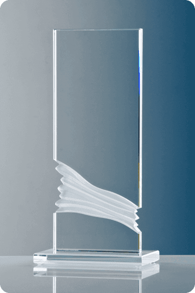Statuett i glass -  GLA0280