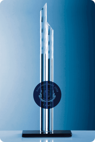 Statuett i glass -  GLA0283