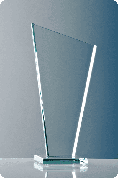 Statuett i glass -  GLA0289
