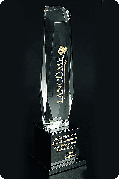 Statuett i krystall -  GLA0039