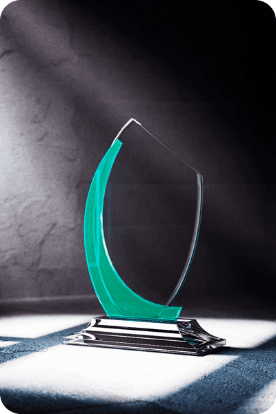 Statuett i glass -  GLA0418