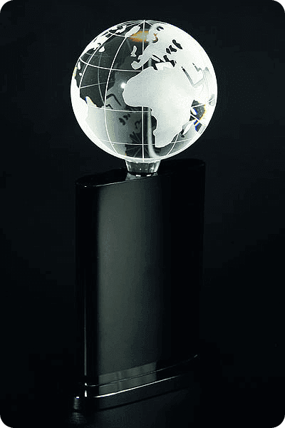 Statuett i krystall -  GLA0045