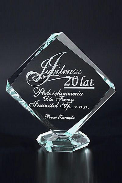 Statuett i glass -  GLA0078