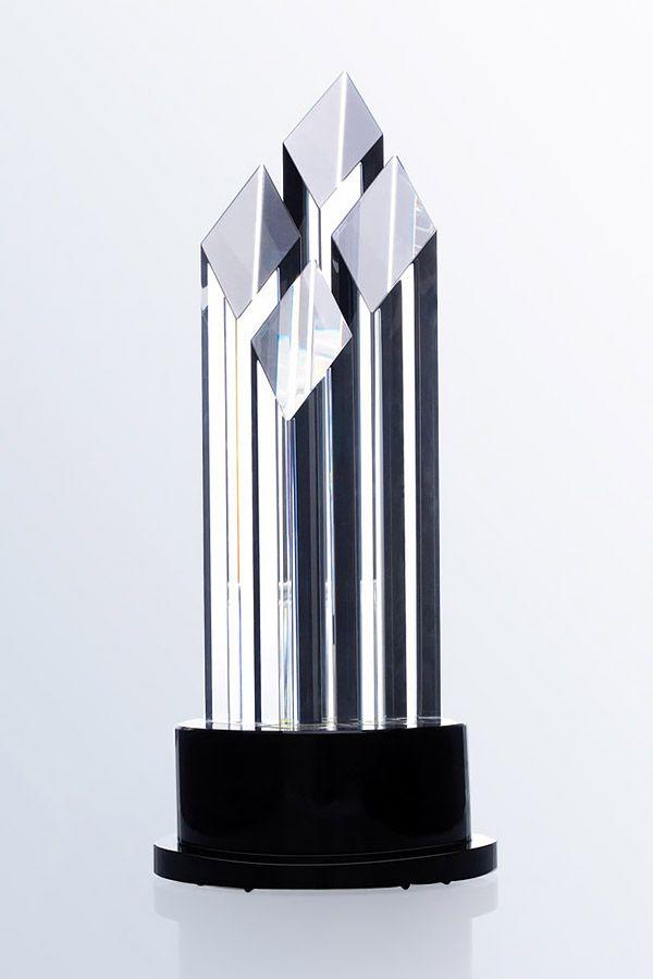 Statuett i krystall -  GLA0843