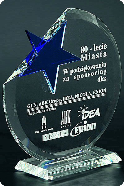 Statuett i glass -  GLA0084