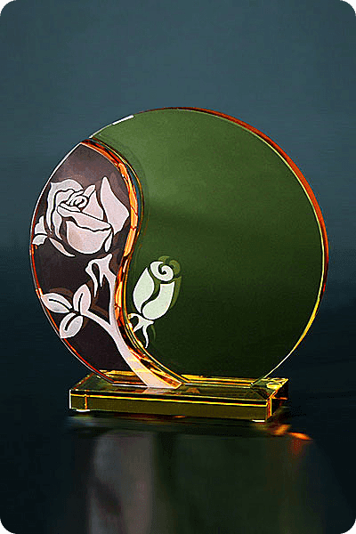 Statuett i glass -  GLA0088