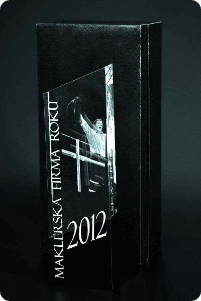 Statuett i krystall -  GLA0940