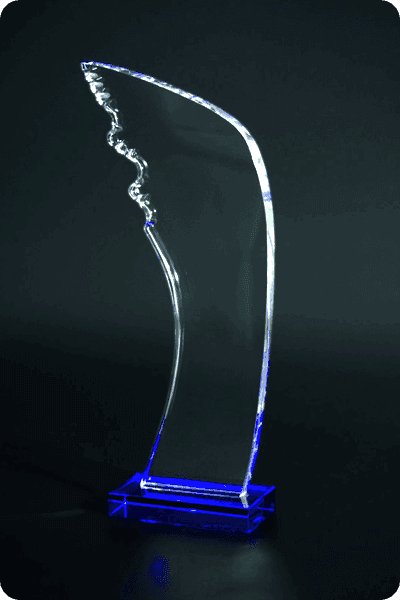 Statuett i glass -  GLA0945