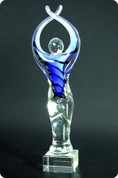 Statuett i glass -  GLA0947