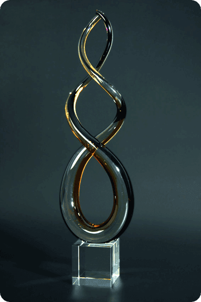 Statuett i glass -  GLA0949