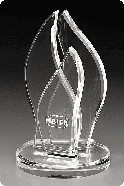 Statuett i krystall -  GLA0982