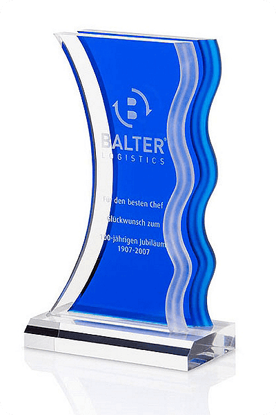 Statuett i krystall -  GLA0997