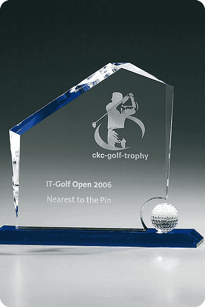 Statuett i krystall -  GLA1006