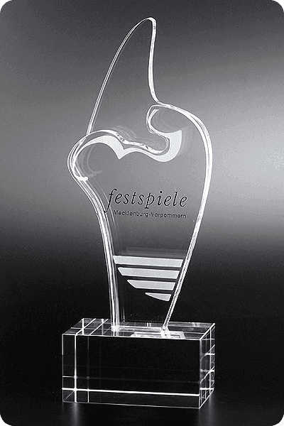 Statuett i glass -  GLA1015