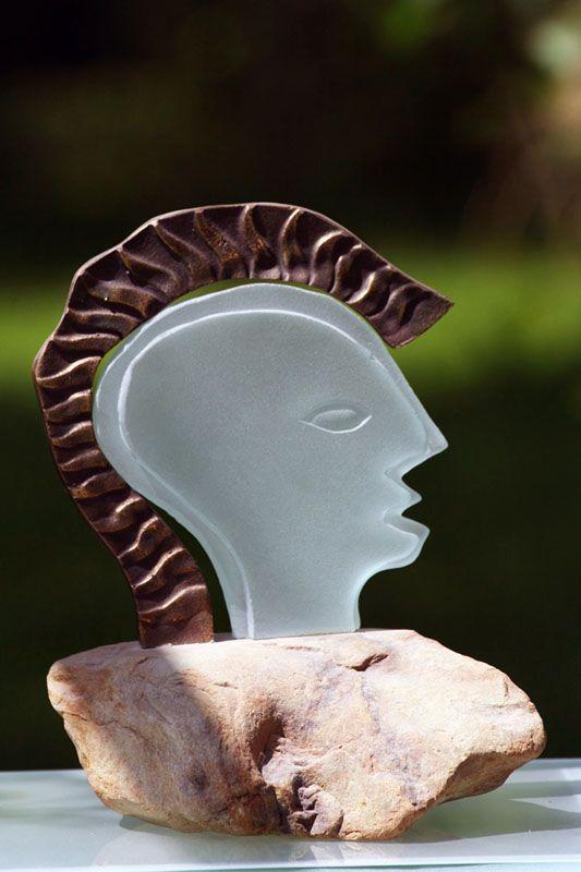 Statuett i glass -  GLA1203