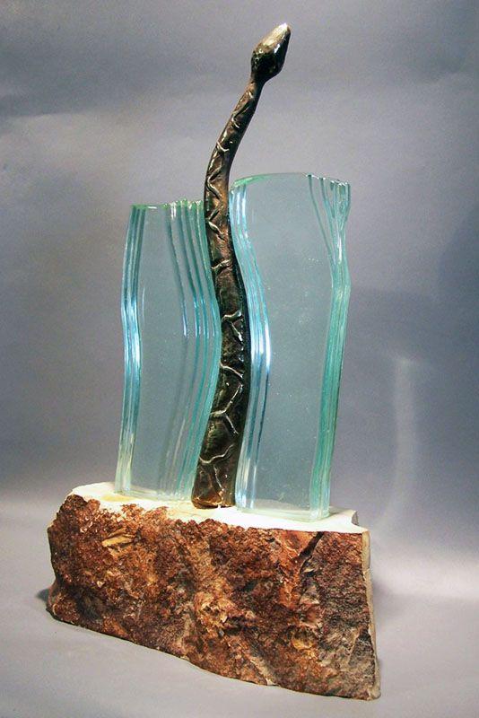 Statuett i glass -  GLA1206