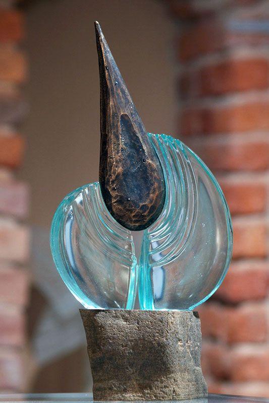 Statuett i glass -  GLA1215