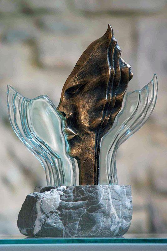 Statuett i glass -  GLA1218