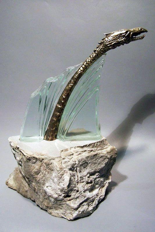 Statuett i glass -  GLA1219