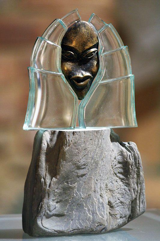 Statuett i glass -  GLA1220