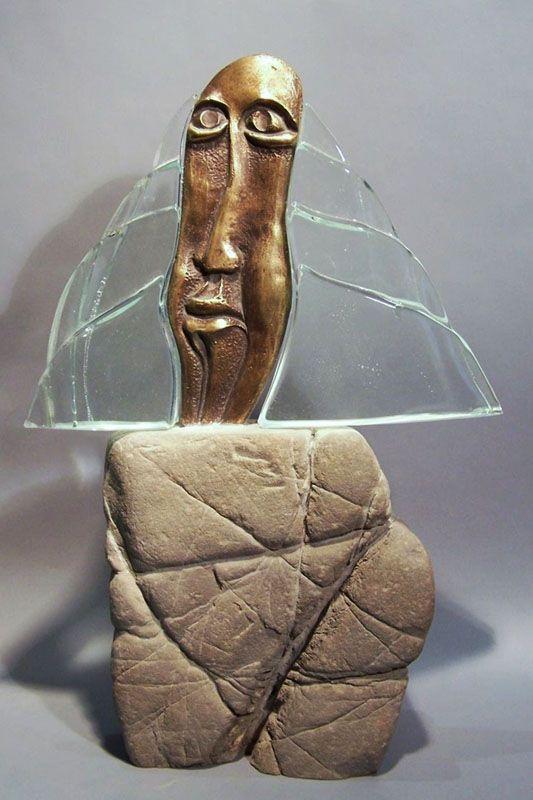 Statuett i glass -  GLA1222