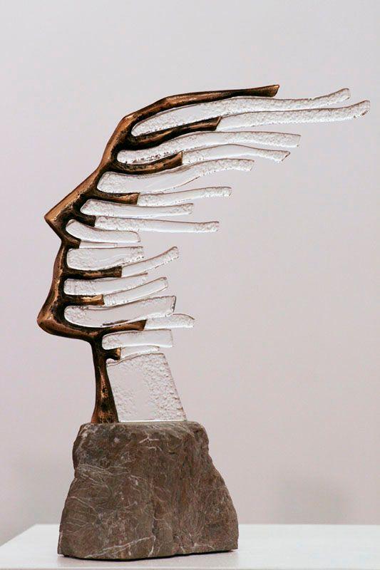 Statuett i glass -  GLA1242