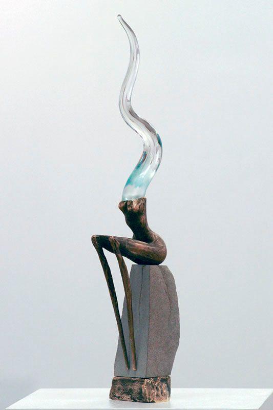 Statuett i glass -  GLA1246