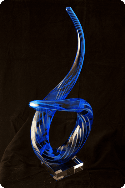 Statuett i glass -  GLA0124